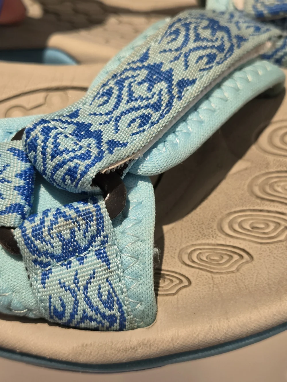 Dream Pairs Girls Sandals Size 4 Blue Big Kids Hiking Walking Outdoor Trails